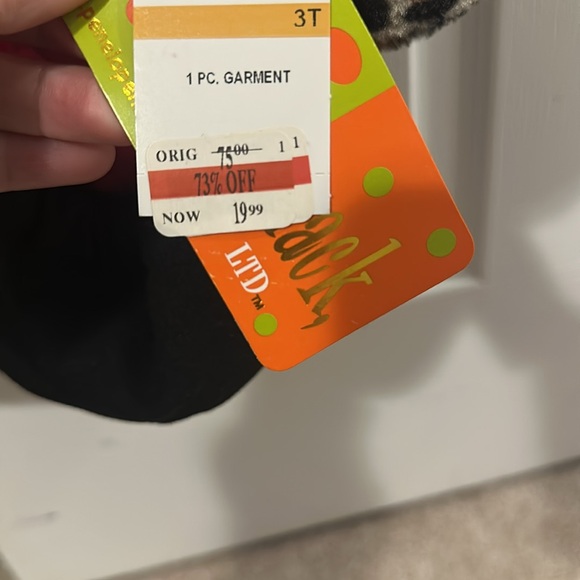 Black toddler peacoat size 3T. Fully lined. NWT - Picture 4 of 4